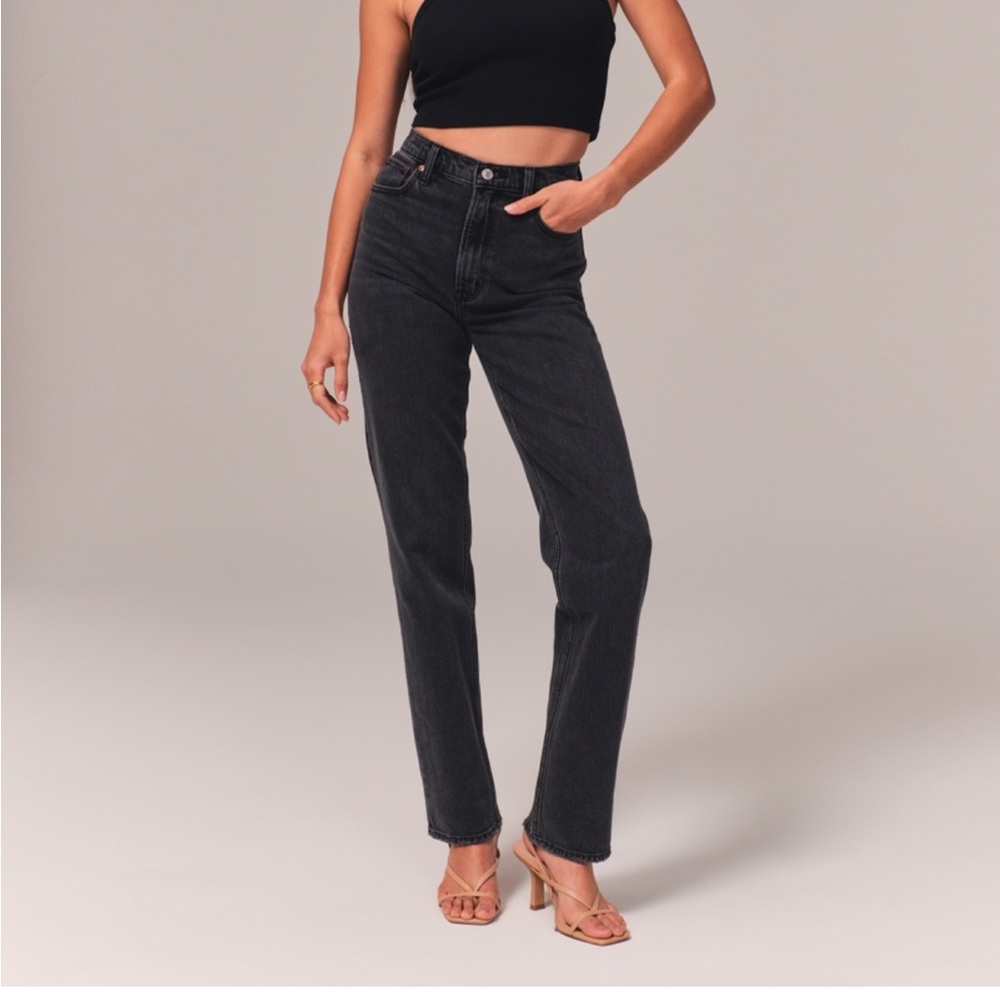 Abercrombie curve love 90s straight Jean